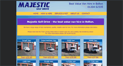 Desktop Screenshot of majesticselfdrive.co.uk